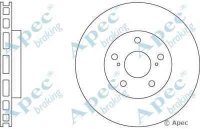 APEC BRAKING dsk2559 -  Тормозной диск